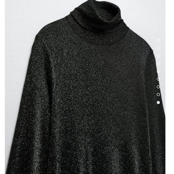 Metallic Thread Knit Dress Limited Edition Zara - Picture 4 of 13